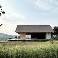 Obraz premium house on the hill