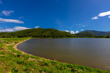 atural background on the mountain with green rice terraces. Pa Bong Piang is one of the beautiful...