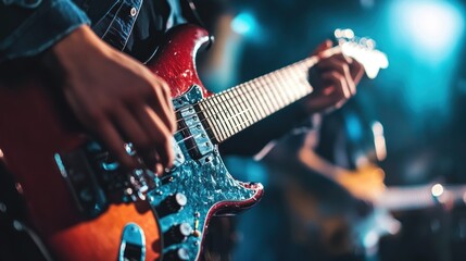 Fototapeta premium Close-up of Electric Guitar