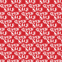 seamless pattern with sale 