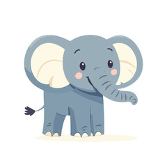 Naklejka premium baby elephant cartoon