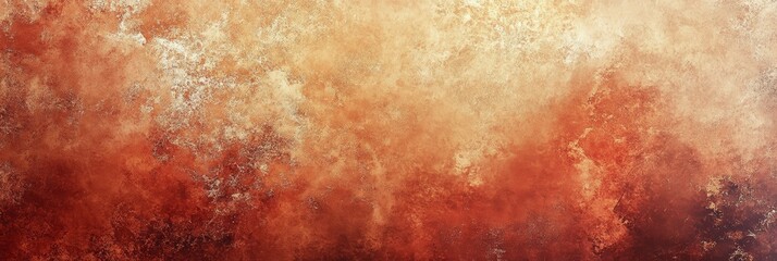 Obraz premium This abstract artwork showcases rich tones of orange and red blended seamlessly with beige, ideal for adding warmth to any space