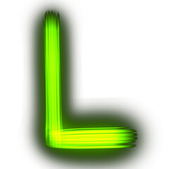 green letter a