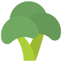 broccoli flat icon