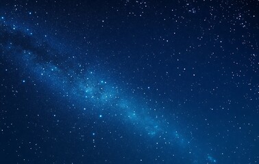Starlit Night Sky: A Cosmic View of the Milky Way's Splendor