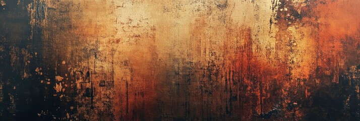 Fototapeta premium A captivating abstract design showcases a blend of warm colors with textured layers, evoking a sense of depth and emotion