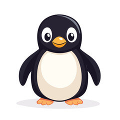 Fototapeta premium penguin on the snow