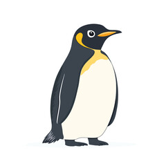 Fototapeta premium penguin on the snow