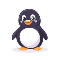 Fototapeta premium penguin on the snow