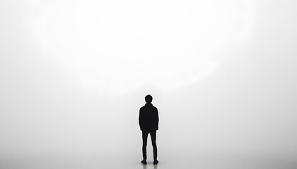 Obraz premium A single word or short phrase in a clean, simple font, placed subtly in the center or corner of the wallpaper