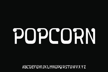 Display alphabet font vector design suitable for headline, poster, logo and many more