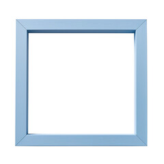 Fototapeta premium Blue rectangular picture or photo frame