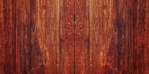 Obraz premium Close-Up of Rich Dark Brown Wooden Wall with Visible Grain Pattern