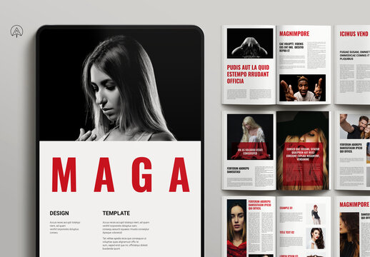 Minimal Magazine Template