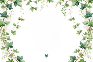 Fototapeta premium Ivy invitation template