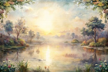 impressionism painting illustration