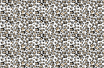 Leopard and zebra pattern design, illustration background. Textile print pattern.