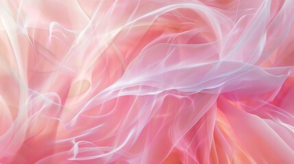 Fototapeta premium Close up of soft, pink fabric.