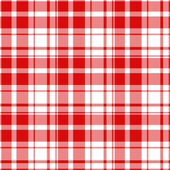 Red White Classic Christmas Plaid XmassPL_0023