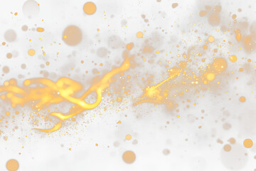 Dynamic Fire Wave Overlay on Clear Transparent Background