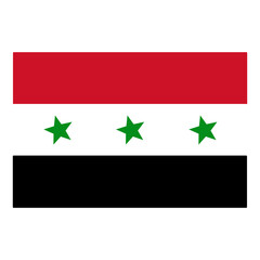 Iraq flag country flag Iraq isolated on white background vector illustration image