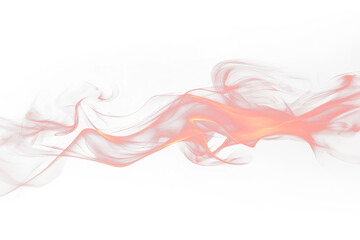 Realistic Fire Flame Effect on Transparent Background