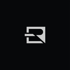 ER or RE abstract letter outstanding professional business awesome artistic branding company different colors illustration logo design.