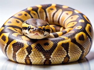Obraz premium Ball python snake, Pet snake, Cute snake