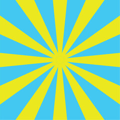 Radiant Sunburst Blue Background Wallpaper  for Vibrant Designs