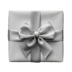 black gift box with bow