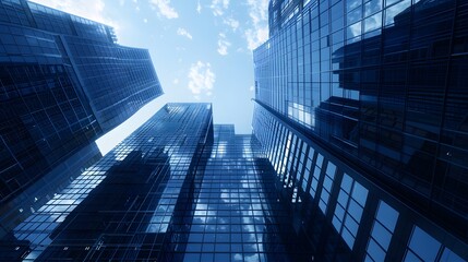 Modern Skyscrapers Reaching for the Sky