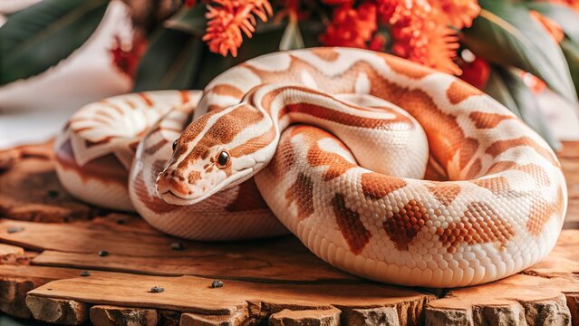 Ball python snake, Pet snake, Cute snake