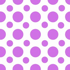 seamless pattern with purple  circles