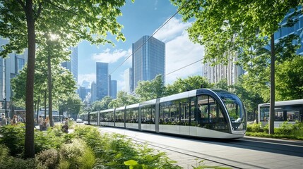 Electric public transport system