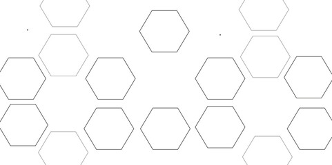White hexagon 3D background texture. modern abstract polygonal pattern. 3d rendering illustration. Futuristic abstract banner. white and black lines 3d Hexagonal. honeycomb white Background.