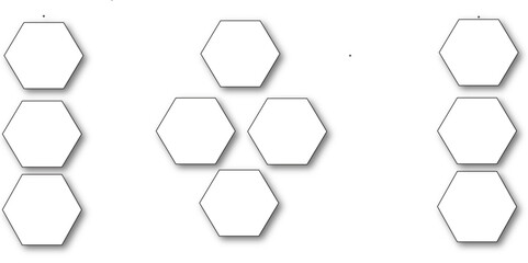 White hexagon 3D background texture. modern abstract polygonal pattern. 3d rendering illustration. Futuristic abstract banner. white and black lines 3d Hexagonal. honeycomb white Background.