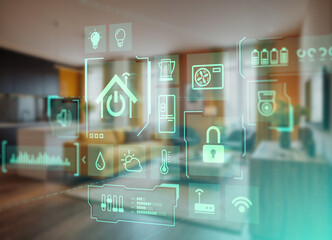 Smart house concept. Smart home. Home automation.
