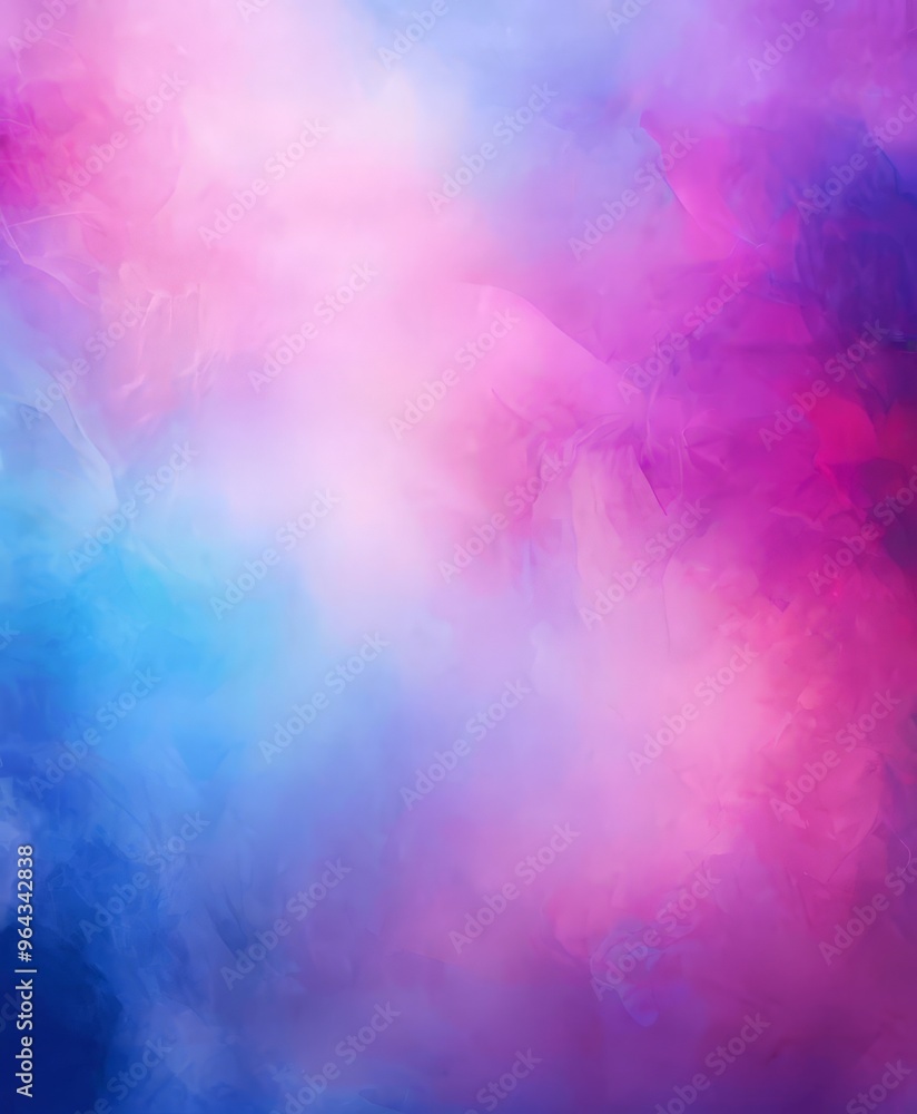 Poster vibrant abstract background with a gradient of pink, blue, and purple hues. the colors are fluid and