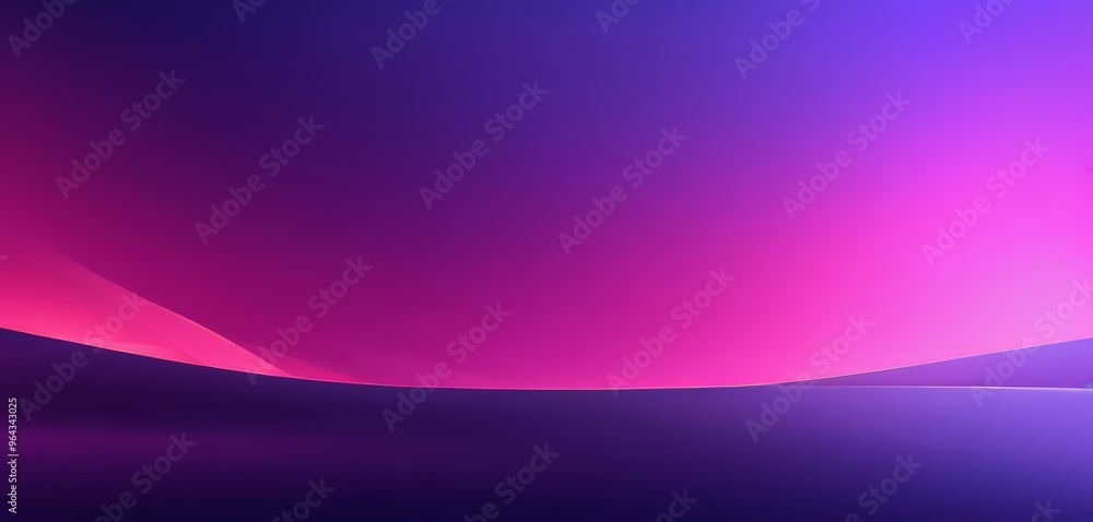Poster gradient background transitioning from a deep purple at the top to a lighter shade of purple at the 