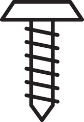 Nut and Screw Bolt Icon
