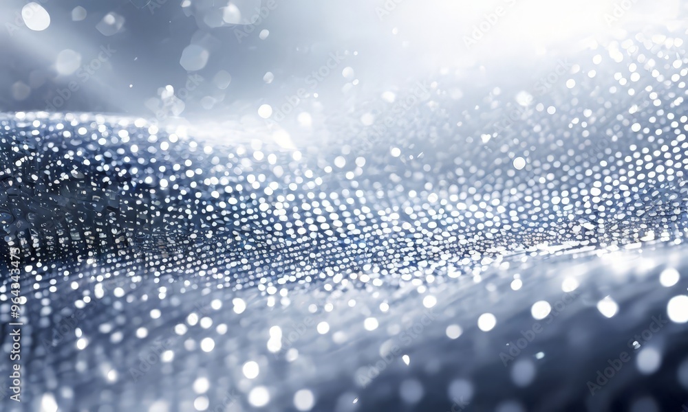 Aufkleber a close-up view of a textured surface with a pattern of small white dots or specks, creating a spark
