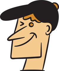 Cheeky and Blink Eye Face Avatar
