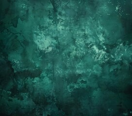 a textured, abstract representation of a body of water, with a dark green hue and a sense of depth and movement.