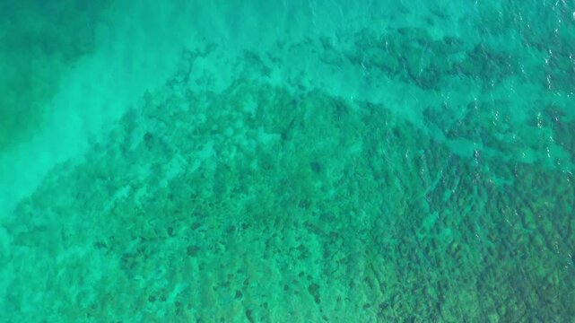 Croatia, Istria, Pula, aerial view to coastline with boats and seaground