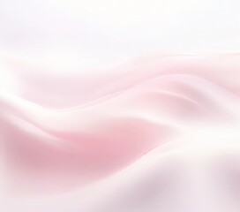 Soft, flowing pink and white abstract background.