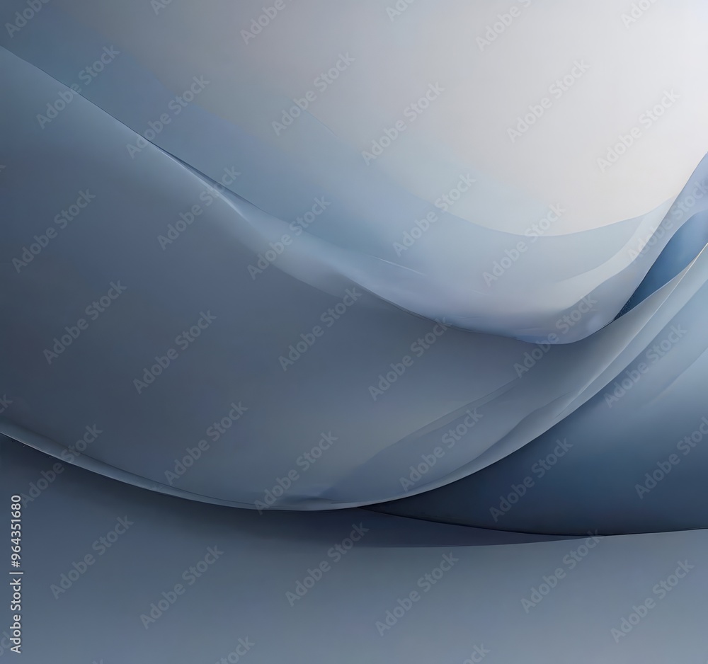 Poster gradient of blue hues, transitioning from a lighter shade at the top to a darker one at the bottom. 