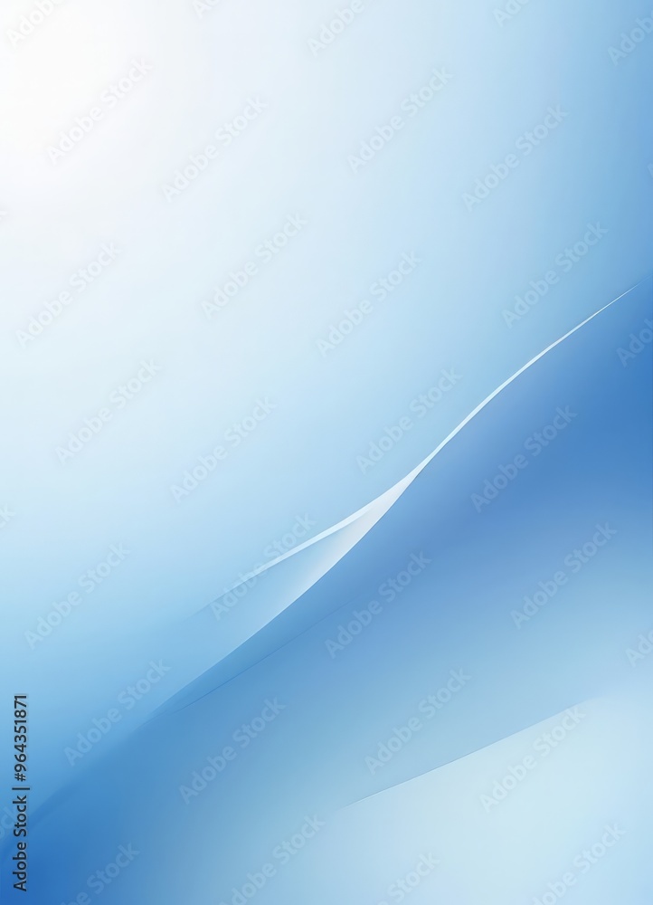 Aufkleber gradient background transitioning from a light blue at the top to a darker blue at the bottom, with 