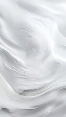 Naklejka premium white, abstract texture with a wavy, fluid appearance, resembling the movement of water or a soft, flowing fabric.