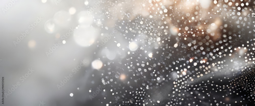Poster blurred, abstract background with a mix of white, black, and brown colors, creating a sense of depth