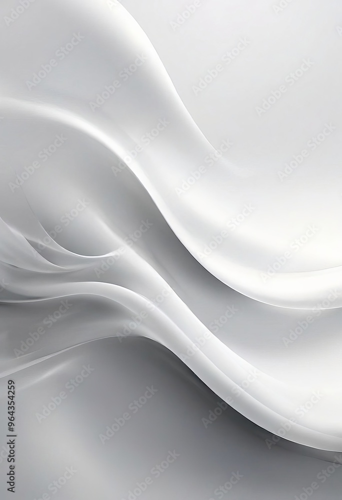 Poster white, flowing fabric with a subtle texture, creating a sense of movement and elegance. the fabric a